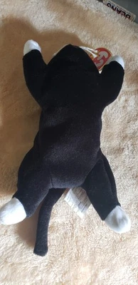 Cremallera The Black & White Cat 3ª Generación Canadian Tush Difícil de Encontrar - Ty Beanie Babies Foto 1 de 4