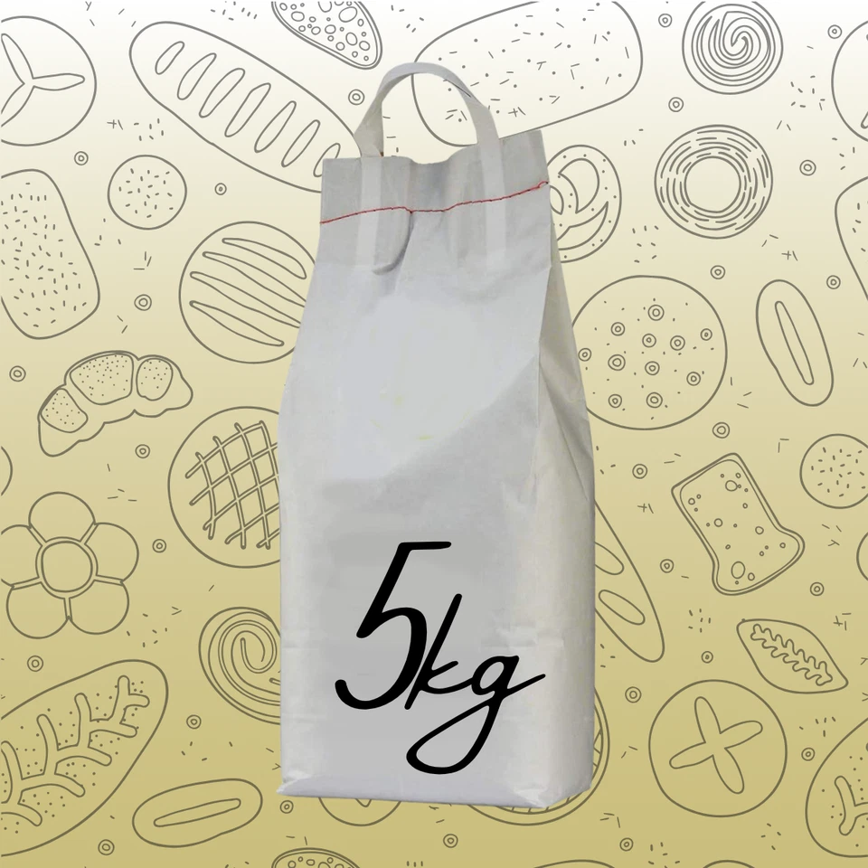 FARELLA Farina di Grano Tenero Manitoba 5kg alta qualità, Altamura (Puglia)