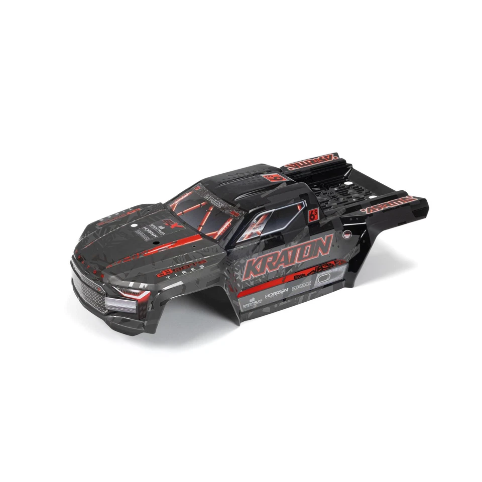 ARRMA KRATON 6S EXB BLX Cuerpo Recortado Calcomanía Pintado Negro/Rojo ARA406169 Foto 1 de 1