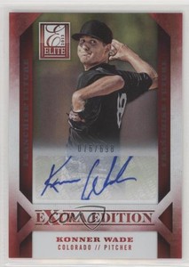 2013 Elite Extra Edition Franchise Futures Signatures /698 Konner Wade #45 Auto