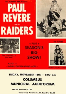 Paul Revere & The Raiders - The Standells - The Robbs - 1966 - Magnet - Picture 1 of 2