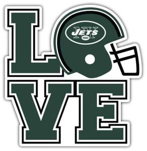 New York Jets Love NFL Sport Autoaufkleber Aufkleber "GRÖSSEN" - Bild 1 von 1