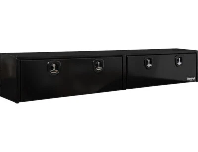 Buyers Products #1752168, Black Smooth Aluminum Topsider Toolbox, 18"x16"x96" - Image 1 of 4