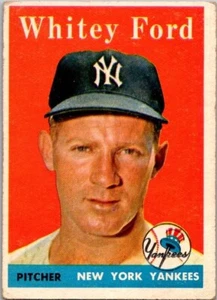 1958 Topps Whitey Ford New York Yankees #320 ¡En muy buen estado+! - Imagen 1 de 2