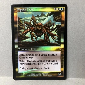 Magic the Gathering MTG Invasion RIPTIDE CRAB Foil 266/350 LP - Picture 1 of 2