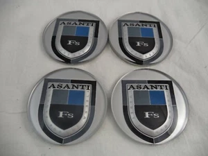Asanti Wheels Acrylic Logo For Custom Wheel Center Cap (4 LOGO CHIPS ) - Picture 1 of 4