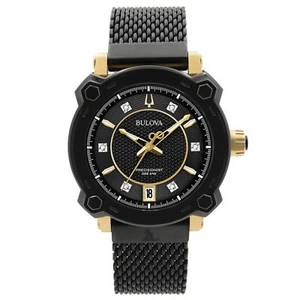 Bulova Precisionist Grammy Special Edition Diamond Dial Quartz Watch 98P173 - Picture 1 of 4