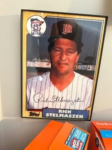 Framed 5" x 7" Photo Card, Signed-Autographed, Rick Stelmaszek, Minnesota Twins - Picture 1 of 1