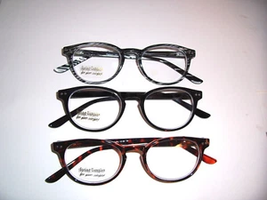 Quality CLEAR READING GLASSES SPRING TEMPLES Aspheric Lens Technology - Foto 1 di 5