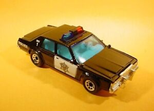 MATCHBOX BLACK FORD LTD POLICE CAR MB16-E16 LOOSE