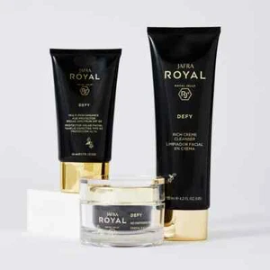 JAFRA ROYAL DEFY Set 3 Pcs New & Sealed day, night, +cleanser reg. 180.00 - Picture 1 of 3