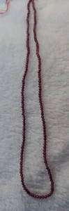 Natural Garnet Round Beads Tiny Size 2mm 15" Strand Ships from USA - Picture 1 of 3