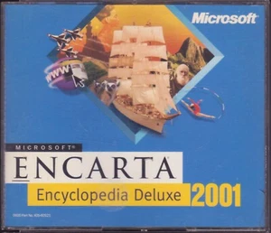 Microsoft Encarta Encyclopedia Deluxe 2001, 3 Discs - Picture 1 of 5