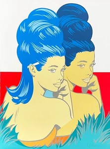 Pose "Betty (III)" 2020 Serigrafía Original en Colores Sobre Papel Como Nuevo - Imagen 1 de 2