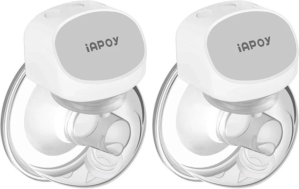 Extractor de leche doble portátil manos libres eléctrico succión alimentación de leche 5 modos NUEVO Foto 1 de 4