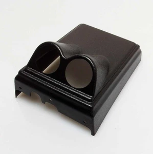 1978-1988 Monte Carlo El Camino Cutlass Black Front Console Dual Gauge Pod - Bild 1 von 3