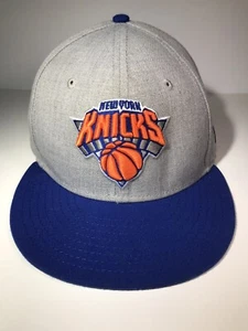 New York Knicks New Era Heather Gray 9FIFTY NBA Cap Official 950 Snapback Hat - Picture 1 of 12