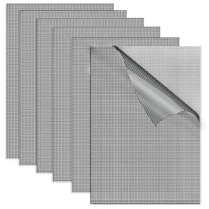6 Pcs 5"x7" Screen Repair Kit Window Screen Mesh Fiberglass Repair Kit for Patio - Picture 1 of 7