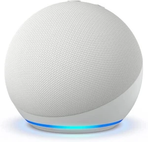 New Echo Dot (5th Gen) -Vibrant sound in a compact smart speaker - Glacier White - Picture 1 of 1