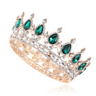 Baroque Queen Headband Round Rhinestone Vintage Crystal Tiara for Women