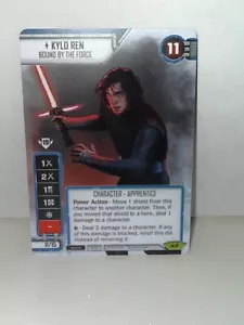 Star Wars Destiny Spark of Hope #002 Kylo Ren - Bound By The Force PROMO TOP 16 - Imagen 1 de 2