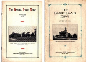 2 Issues: The Daniel Davis News, August 1925, and August 1926 - Genealogy - Picture 1 of 1