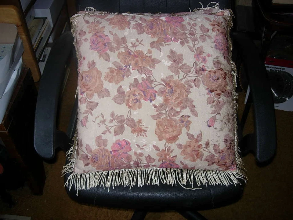 Nice Set Of  Pillows with Fringe - Image 1 of 1