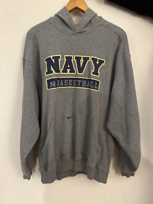 Nike Team US Navy Hoodie Sweatshirt Mens Size L Gray - Image 1 of 4
