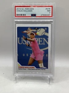 2010 S.I. for Kids #476 Venus Williams PSA 7 (Top Pop, Pop 1) - Picture 1 of 2