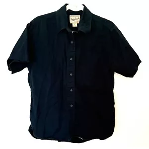 Camicia casual Woolrich vintage verde cotone manica corta con bottoni taglia M - Foto 1 di 9