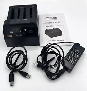 Aleratec 1:1 HDD Copy Dock USB3.0 USB 3.0 HDD Duplicator 350123 350123EU cords - Picture 1 of 19
