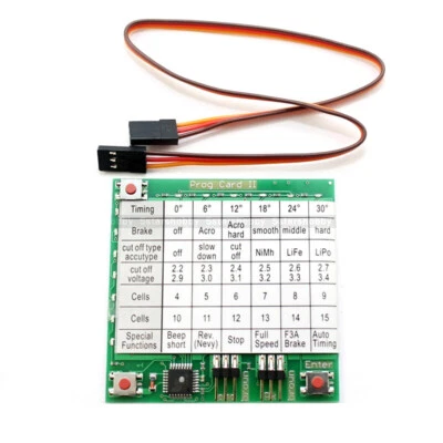 YPG Hobbyking YEP ESC Program Card Speed Control  Programming Card - Image 1 of 4