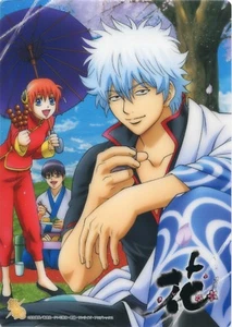 pencil board Shitajiki Gintama anime Sakata Gintoki Shimura Shinpachi Kagura - Picture 1 of 1