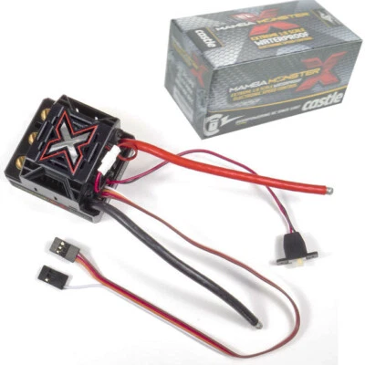 Castle Creations Mamba Monster X Brushless 1/8th Waterproof Esc / Speed Control - Image 1 of 2