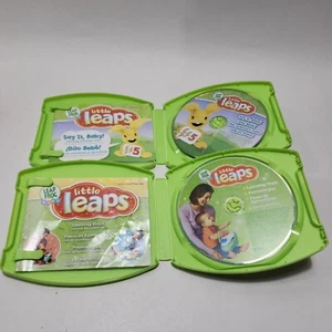 2 Leap Frog Baby Little Leaps Say it Baby and Learning steps Learning Disc  - Picture 1 of 4