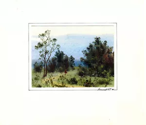 TWO art prints NICE LANDSCAPES work by Russian artist A.Kostylev - Picture 1 of 3