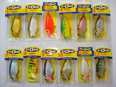 Rapala Storm ThinFin 6cm. Wobbler Kunstköder, Wels Hecht, Zander, Barsch, Angeln - Bild 1 von 2