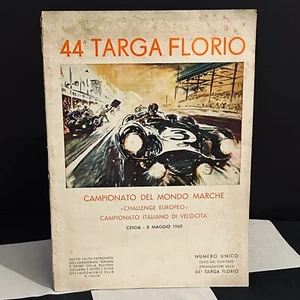 1960 44th TARGA FLORIO ORIGINAL RACE PROGRAMME RENNPROGRAMM PORSCHE 718 DINO 246 - Picture 1 of 11