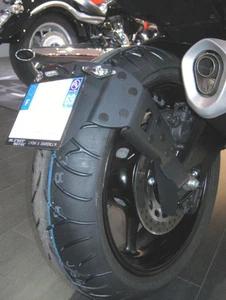 Support de plaque déporté  Ras de Roue Yamaha FZ8 N S  2010 - 2015 / FZ1 N 06-15 - Imagen 1 de 3