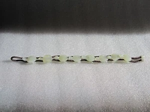 ORIGINAL VINTAGE CHINESE HAND CARVED GENUINE NATURAL JADE TURTLE ROPE BRACELET - Picture 1 of 14