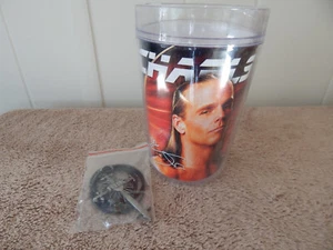 2006 Official WWE WWF HBK Shawn Michaels Cross Pendant Necklace Drinking Cup - Picture 1 of 8
