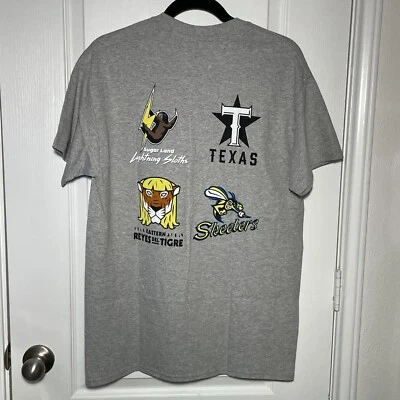 MiLB Constellation Energy League 男式 T 恤 Sugar Land Skeeters 中号 全新 — 第 1/4 张图片