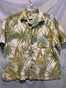 Joe Marlin Men's Camp Shirt Tropical Vacation Hawaiian Short Sleeve Button M - Picture 1 of 4