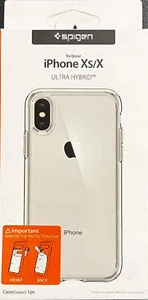 Coque Spigen Ultra Hybride Conçue pour iPhone Xs Transparente (BOITE OUVERTE) - Photo 1 sur 10
