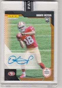 2018 Panini Instant NFL Rookie Premier Auto Dante Pettis RC 49ers 1/5 - Picture 1 of 2