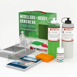 Starterset Einsteigerset Formenbau Silikon Kautschuk Abformen NV groß - Picture 1 of 10