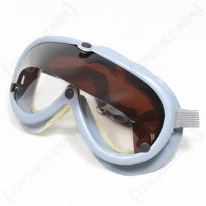 Original Bundeswehr DUST GOGGLES - Germany Army Surplus Military Safety Glasses - Picture 1 of 3
