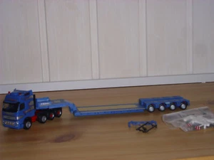 Herpa Schwertr.Windrad Volvo FH GL XL Nooteboom Pendel-X Tieflader "P.Adams" - Bild 1 von 4