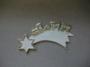 Wachsornament, Wachskunst,Schweifstern mit Zug, klein, Kerze selbst gestalten - Picture 1 of 1