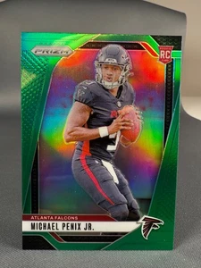 2024 Panini Prizm Green Prizm Michael Penix Jr RC #378 - Picture 1 of 2